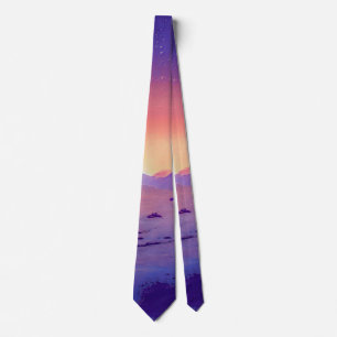 Mood Landscapes 70 Sunset Twilight Neck Tie Slips