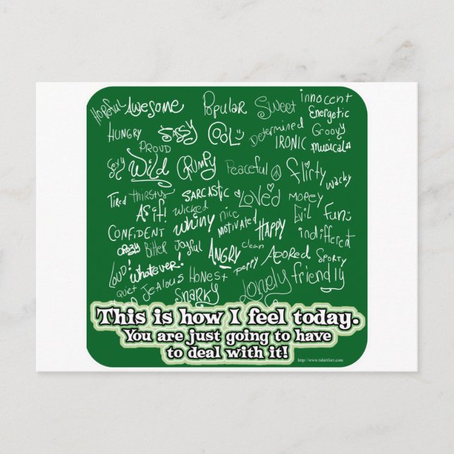 Mood Swing Vykort (Framsida)