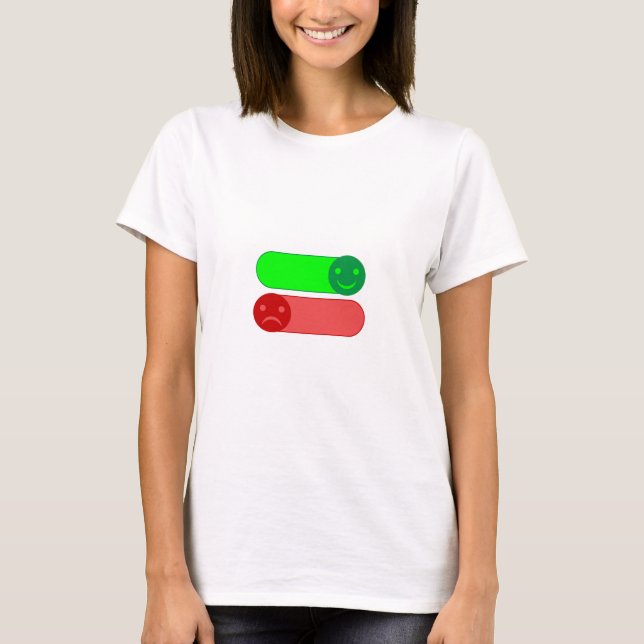 Mood Switch Emoji Women's T-Shirt (Framsida)
