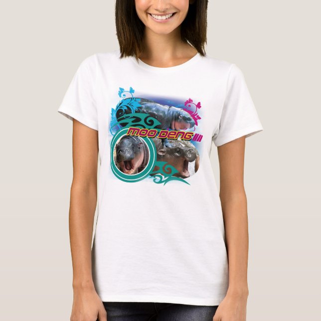 MooDeng2 Women Shirt T Shirt (Framsida)