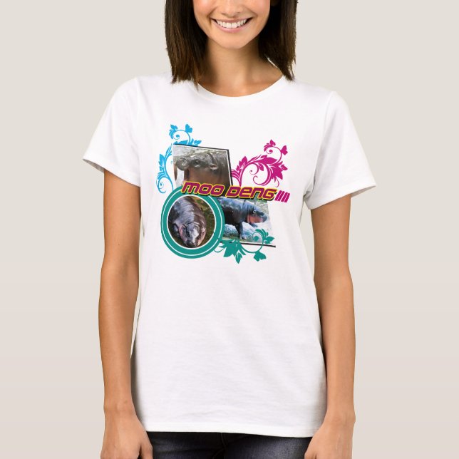 MooDeng Woman Shirt T Shirt (Framsida)
