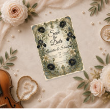 Moodfull Art Nouveau Botanisk Elegans Bröllop