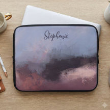Moodfylld Blush Navy Abstrakt Akvarelldesign