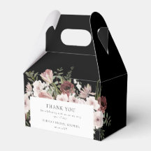 Moodig dammig rosa blombröllopsdusch