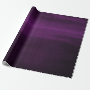 Moodig lila plommon Modern akvarell Chic Elegant Presentpapper