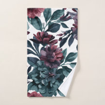 Moodiga akvatell botaniska blomningar blommig