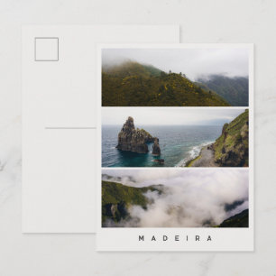 Moodiga Madeira-landskap, Resefoto Collage Vykort