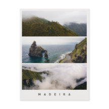 Moodiga Madeira-landskap, Resefoto Collage