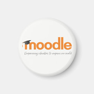 Moodle magnet: Driva över hela världen Magnet
