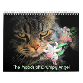 Moods av en Grumpy ängel Kalender
