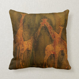 Moods Of Africa - Giraffes Art Designer Kudde