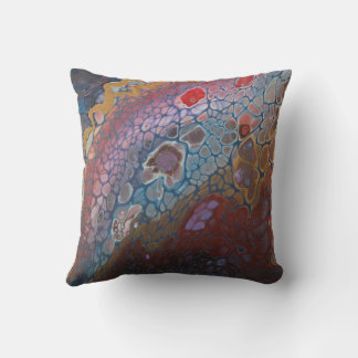 Moody Abstract Art Throw Pillow Kudde