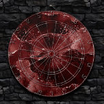 Moody agate | Henna Blood Red Garnet Jewel Tone Darttavla<br><div class="desc">90-talets grymge inspirerade mörk, sofistikerad marmorerad agatsten i en djup moody juvelton med faux metallfolie och glitter vener i en rik, dramatisk med abstrakt-vätskeväxlar och glitter vener. Från samlingen "Till Död Do US Part" lägger den här vackra feminina handmålade övertoningen till perfekten pop of färg. Om du vill samordna produkter...</div>
