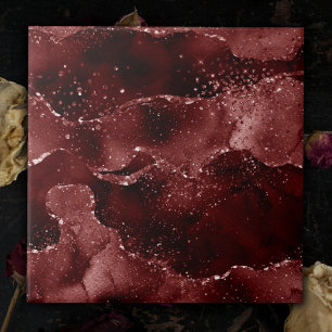 Moody agate   Henna Blood Red Garnet Jewel Tone Kakelplatta