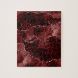 Moody agate | Henna Blood Red Garnet Jewel Tone Pussel<br><div class="desc">90-talets grymge inspirerade mörk, sofistikerad marmorerad agatsten i en djup moody juvelton med faux metallfolie och glitter vener i en rik, dramatisk med abstrakt-vätskeväxlar och glitter vener. Från samlingen "Till Död Do US Part" lägger den här vackra feminina handmålade övertoningen till perfekten pop of färg. Om du vill samordna produkter...</div>