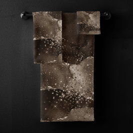 Moody agate | Kaffe Brown Golden Bronze Taupe