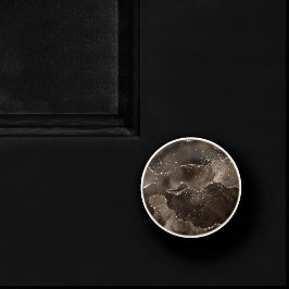 Moody agate | Kaffe Brown Golden Bronze Taupe Knopp