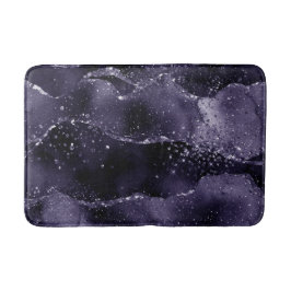 Moody agate | Midnight Indigo Deep Lila Glam Badrumsmatta