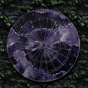 Moody agate   Midnight Indigo Deep Lila Glam Darttavla