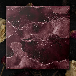 Moody agate   Vin Bordeaux Sangria Merlot Maroon Kakelplatta