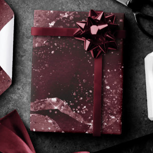 Moody agate   Vin Bordeaux Sangria Merlot Maroon Presentpapper