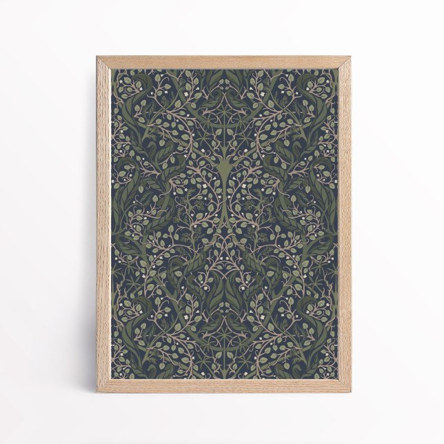 Moody Arts and Crafts Botanical Poster Wall Art (Skapare uppladdad)