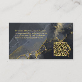 Moody Bläck Charcol Guld Abstrakt webbplats ID988 Tilläggskort