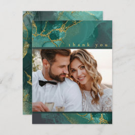 Moody Bläck Emerald Guld Abstrakt Tack ID988