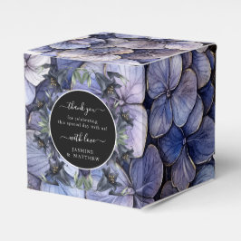 Moody Black Floral Classic Thank You Chic Wedding Presentaskar