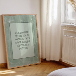 Moody Black Grått Anpassningsbar Poster Abstrakt E