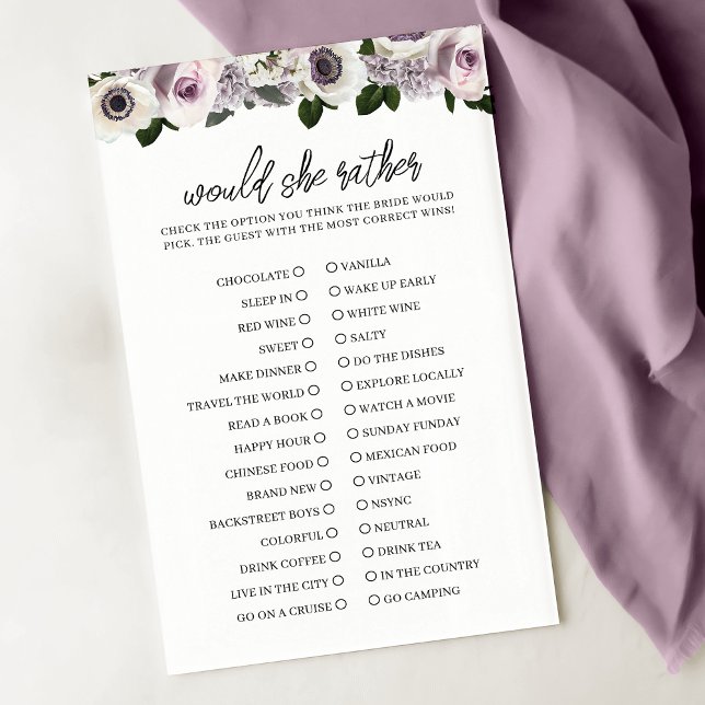 Moody Blommigt för Anemone-Lila skulle hon hellre  (Skapare uppladdad)