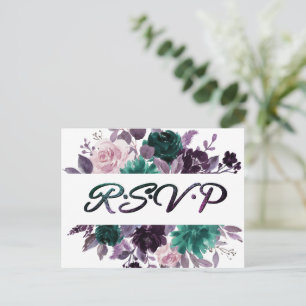 Moody Boho OSA av Blommigt av utsugningsanläggni Vykort