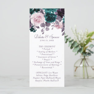 Moody Boho Uggplants Lila Blommigt WAN Bouquet Program