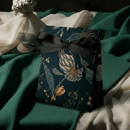 Moody Botanisk Modern Bröllopsgäst Presentaskar