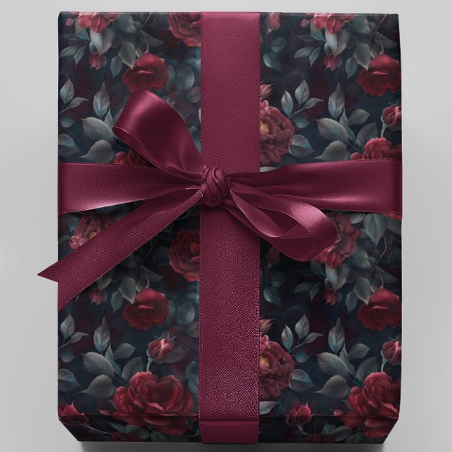 Moody Burgundy ro Presentpapper (Skapare uppladdad)