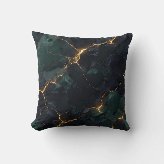 Moody Celestial — Dark Academia & Kintsugi Suite Kudde (Framsida)