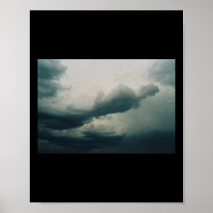 Moody Clouds Himmel Sticker Poster