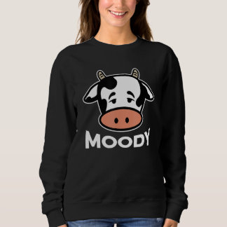 Moody Cow Cattle Farm Animal T Shirt