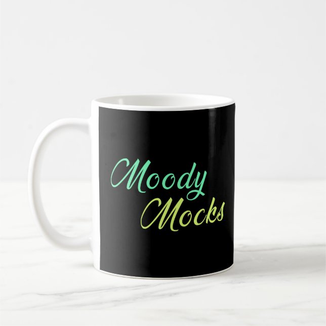 Moody dockor - Sarcasm och Attitude i Stil Kaffemugg (Vänster)