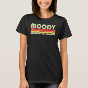 Moody efternamn, Vintage 80s 90-årsjubileum Reu T Shirt