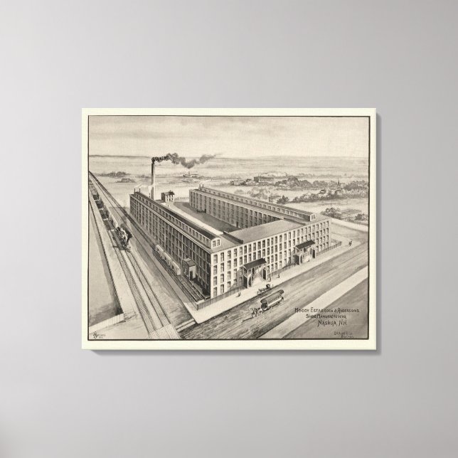 Moody Estabrook & Andersson Shoe Manufacturers Canvastryck (Framsida)