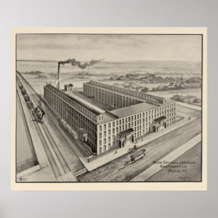 Moody Estabrook & Andersson Shoe Manufacturers Poster