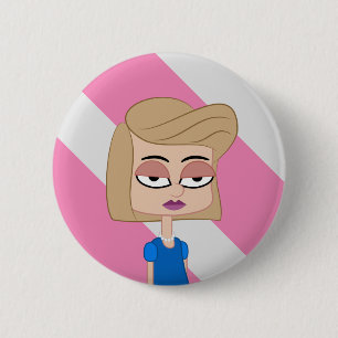 Moody flicka knapp
