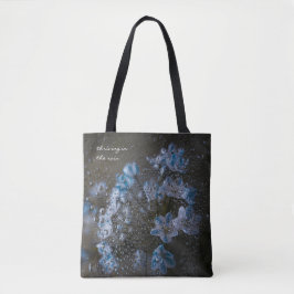 Moody Floral "Thriving in the Rain" (customizable) Tygkasse