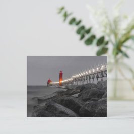 Moody Grand Haven fyr Vykort