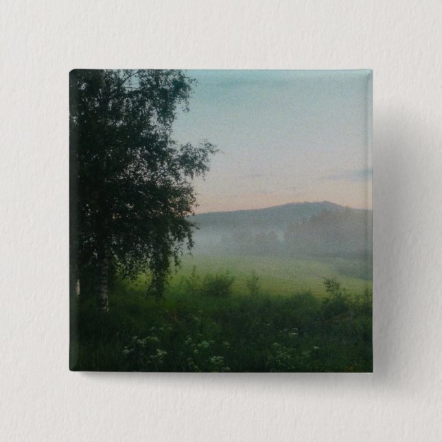 Moody Hälsingland Midsummers' Eve Knapp (Framsida)