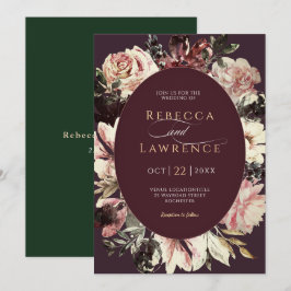 Moody inbjudan att lämna bröllopsinbjudan för vatt