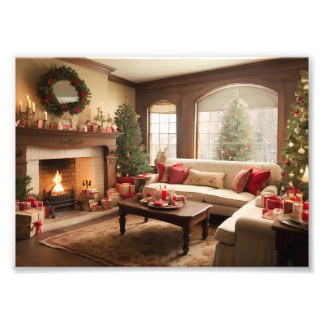 Moody julutskriftsuppsättning | Vintage-jul Fototryck