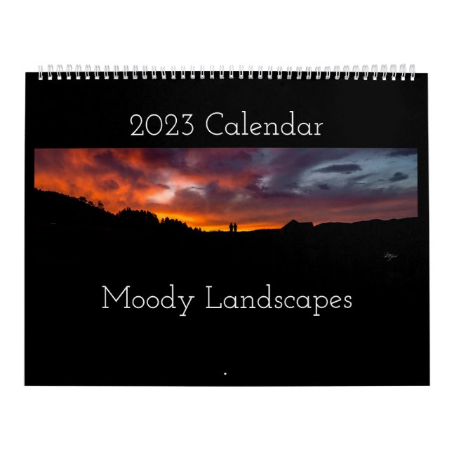Moody landskap - stor kalender (Omslag)