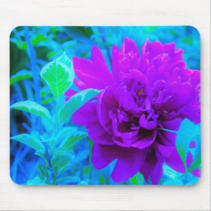 Moody Lila Peony med vackra Weigela Foliage Musmatta